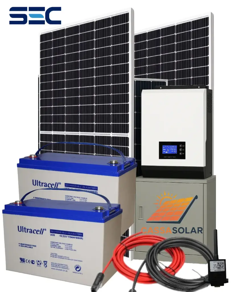 Kit solar fotovoltaico Off-Grid 2.8kW Batería 2.2kW Paneles