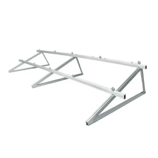 Estructura galvanizada  para montaje de 4 paneles solares