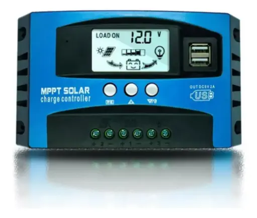 Regulador Controlador Carga MPPT Solar Digital 12v 24v 100A
