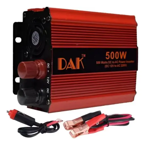 Inversor De Corriente 500w Convertidor 12v A 220v 