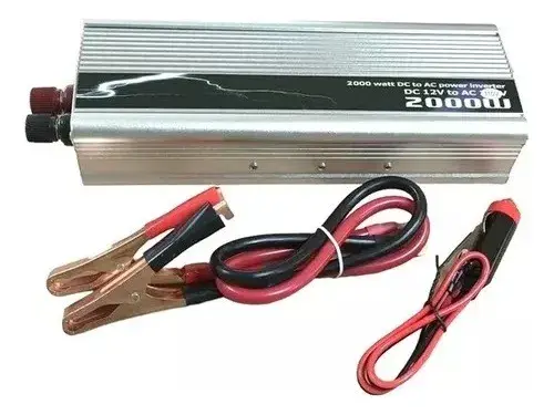 Inversor De Corriente 2000w Convertidor 12v A 220v   