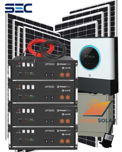 Kit solar fotovoltaico Off-Grid 19kW Batería 9.0kW Paneles